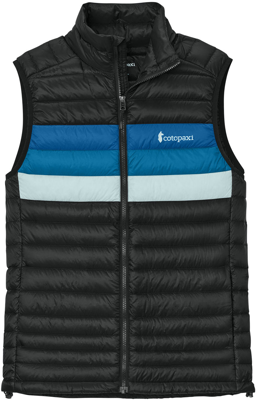 Cotopaxi Fuego Down Vest in Black/ Atlantic