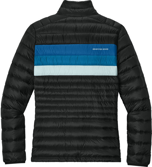 An image of a Custom Cotopaxi Womens Fuego Down Jacket in Black/ Atlantic!