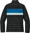 An image of a Custom Cotopaxi Womens Fuego Down Jacket in Black/ Atlantic!