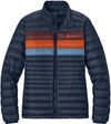 An image of a Custom Cotopaxi Womens Fuego Down Jacket in Maritime/ Mulberry!