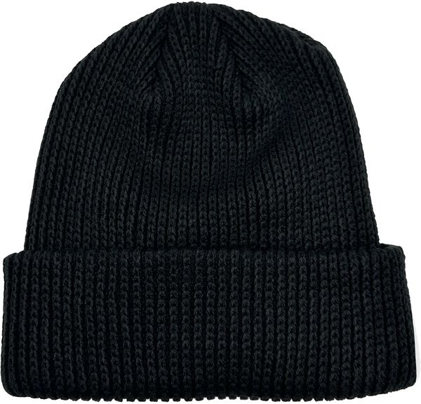 Am image of a Custom Beaniiez Cozy Toque in Black!