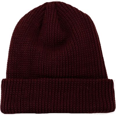 Am image of a Custom Beaniiez Cozy Toque in Maroon!