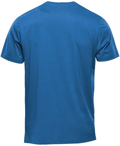 Am image of a Custom Stormtech Men's Equinox Short Sleeve Tee in Steel Blue!