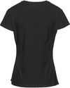 Am image of a Custom Stormtech Women's Equinox Short Sleeve Tee in Black!