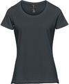 Am image of a Custom Stormtech Women's Equinox Short Sleeve Tee in Dolphin!
