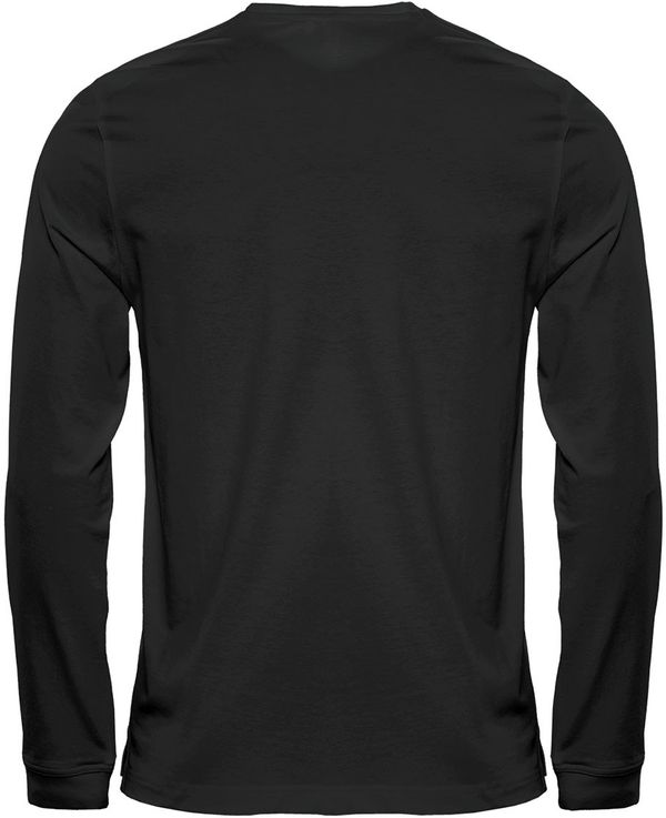 Am image of a Custom Stormtech Men's Equinox Long Sleeve Tee in Black!