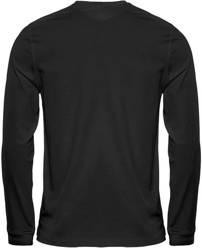 Am image of a Custom Stormtech Men's Equinox Long Sleeve Tee in Black!