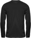 Am image of a Custom Stormtech Men's Equinox Long Sleeve Tee in Black!