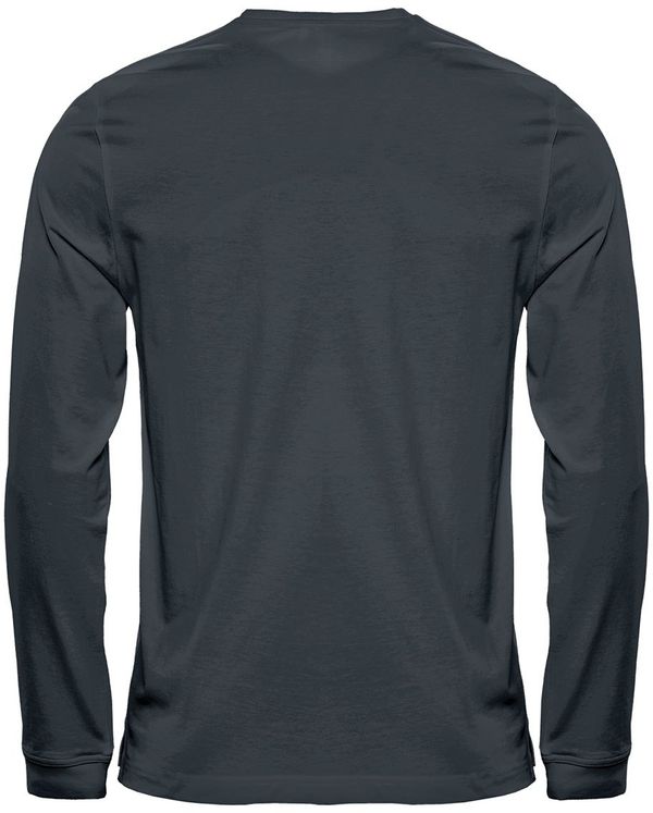 Am image of a Custom Stormtech Men's Equinox Long Sleeve Tee in Dolphin!