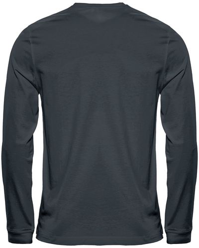 Am image of a Custom Stormtech Men's Equinox Long Sleeve Tee in Dolphin!