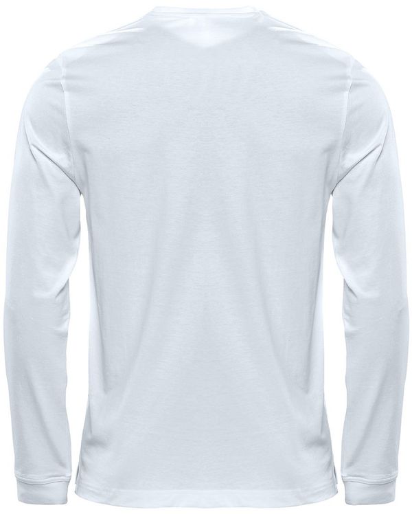 Am image of a Custom Stormtech Men's Equinox Long Sleeve Tee in White!