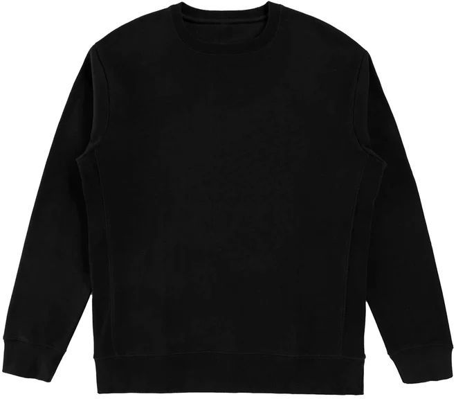 Original Favorites GOTS® Organic Cotton Crewneck Sweatshirt in Black