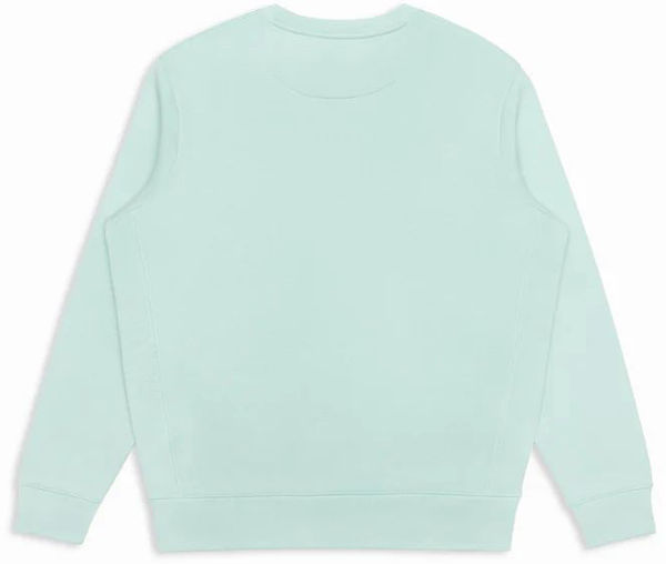 Am image of a Custom Original Favorites GOTS® Organic Cotton Crewneck Sweatshirt in Seafoam!