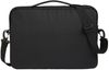 Am image of a Custom Crossbody Recycled Messenger Bag in Black!