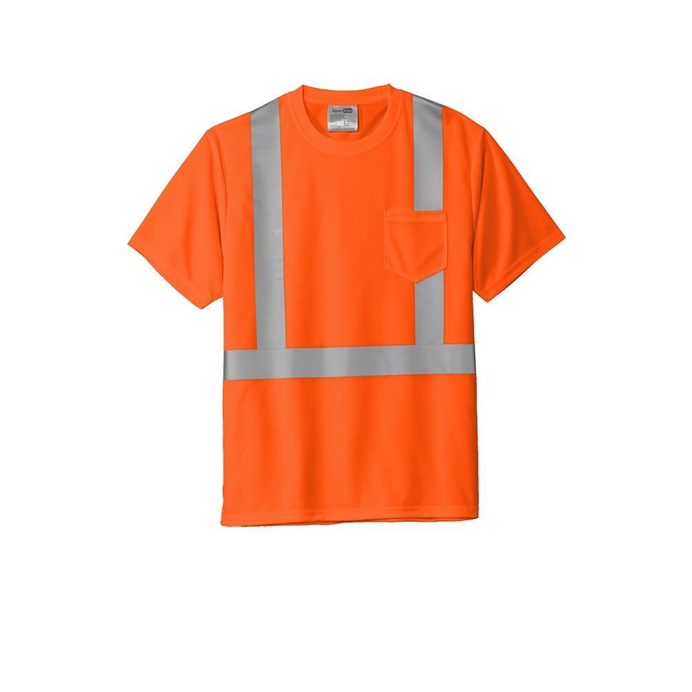CornerStone ANSI 107 Class 2 Mesh Tee in Safety Orange