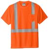 An image of a Custom CornerStone ANSI 107 Class 2 Mesh Tee in Safety Orange!