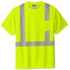 An image of a Custom CornerStone ANSI 107 Class 2 Mesh Tee in Safety Yellow!