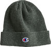 Am image of a Custom Champion Ribbed Knit Cuffed Beanie in Heather Forest!
