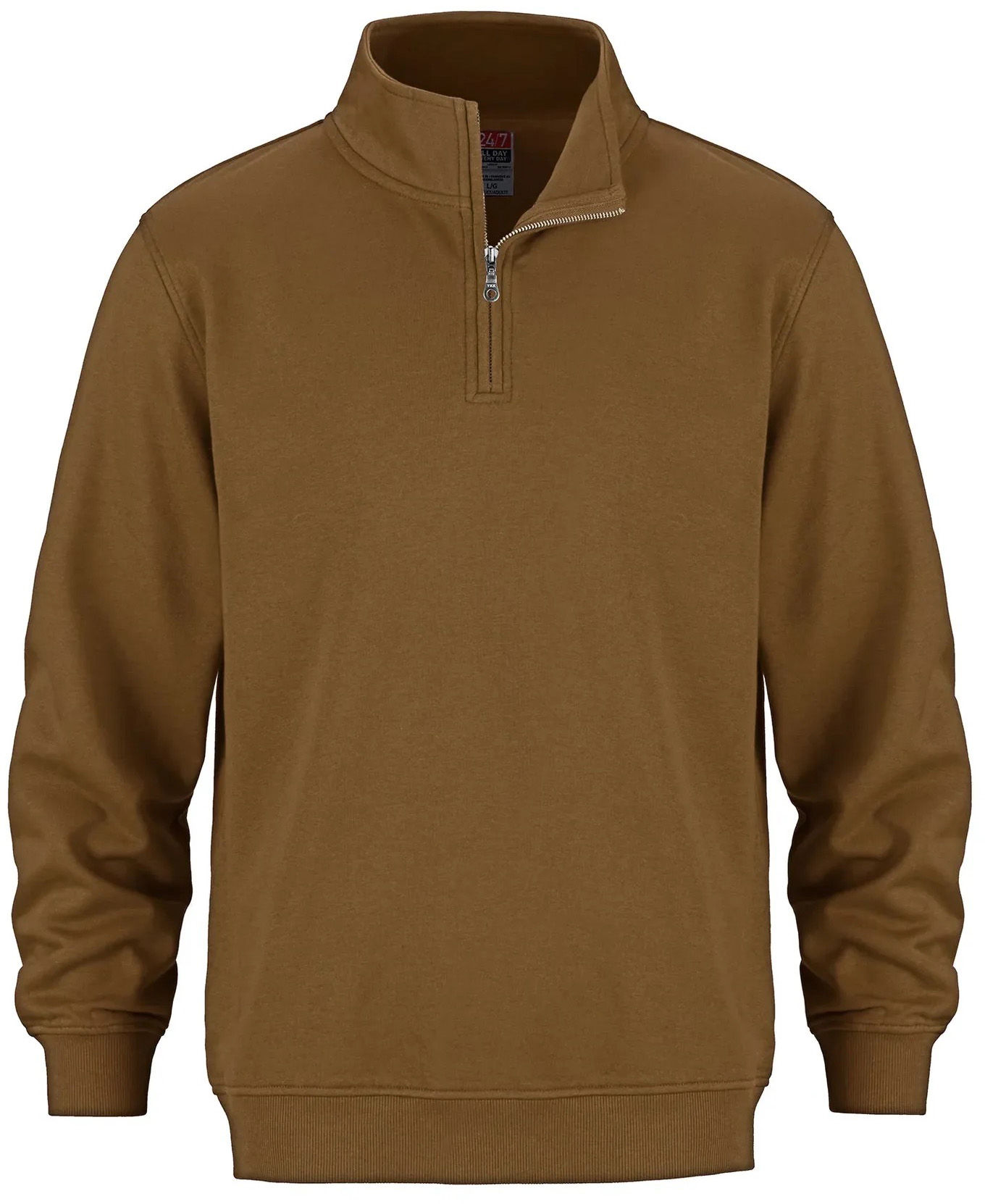 CSW Flux Quarter Zip Pullover in Caramel