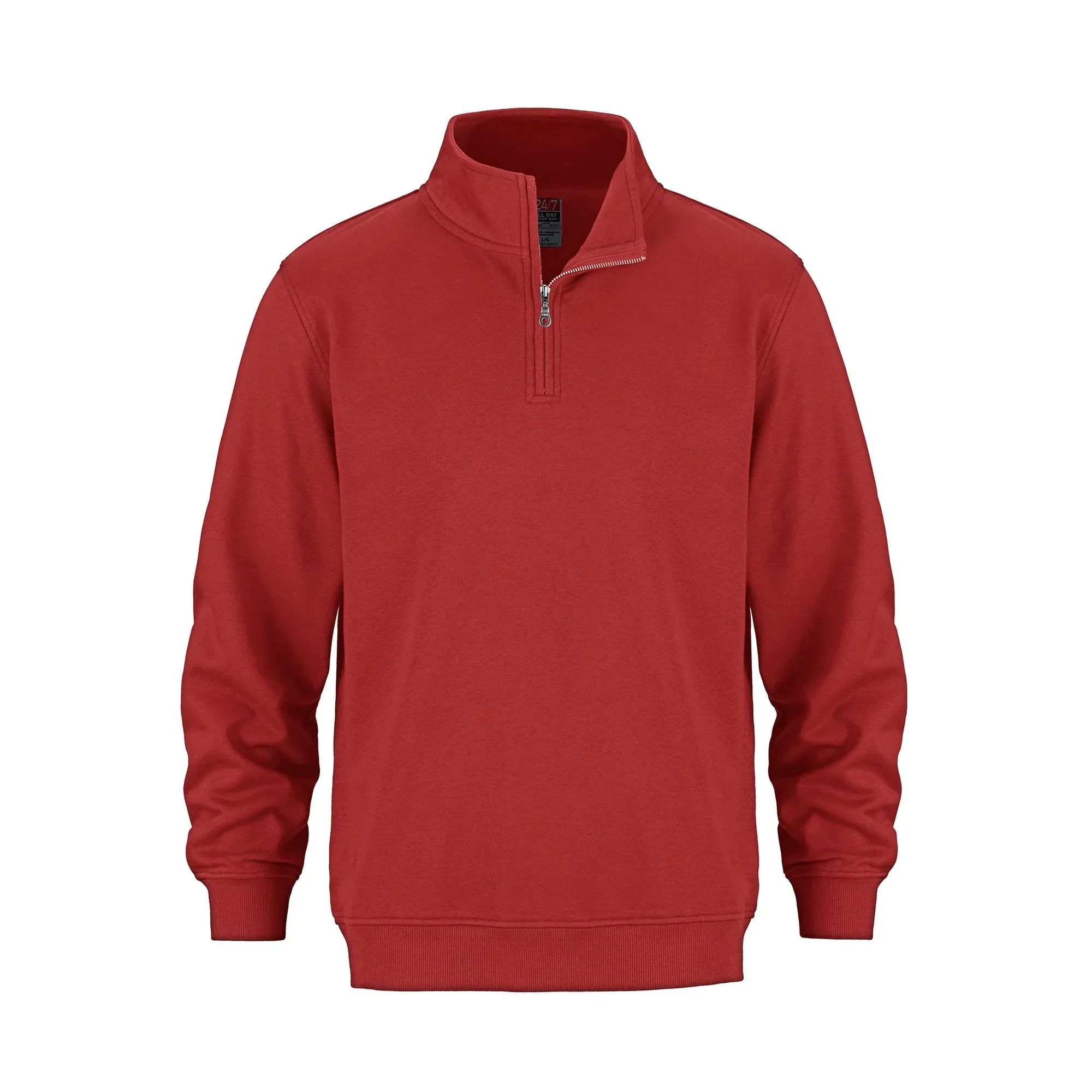 CSW Flux Quarter Zip Pullover in Red