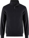 An image of a Custom CSW Flux Youth Quarter Zip Sweatshirt in Black!
