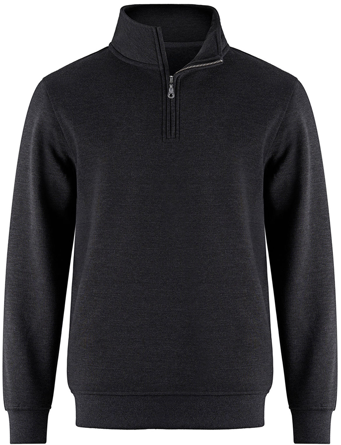CSW Flux Youth Quarter Zip Sweatshirt in Charcoal Heather