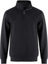 An image of a Custom CSW Flux Youth Quarter Zip Sweatshirt in Charcoal Heather!