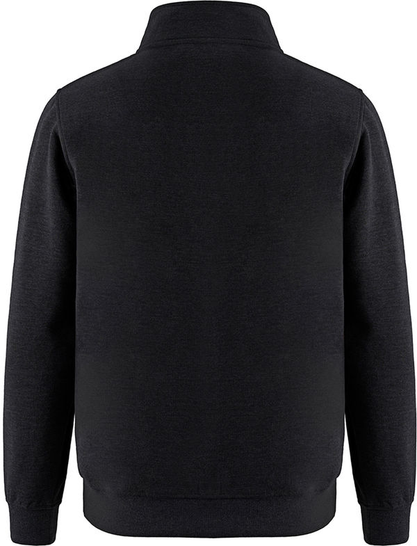 An image of a Custom CSW Flux Youth Quarter Zip Sweatshirt in Charcoal Heather!