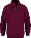 An image of a Custom CSW Flux Youth Quarter Zip Sweatshirt in Maroon!