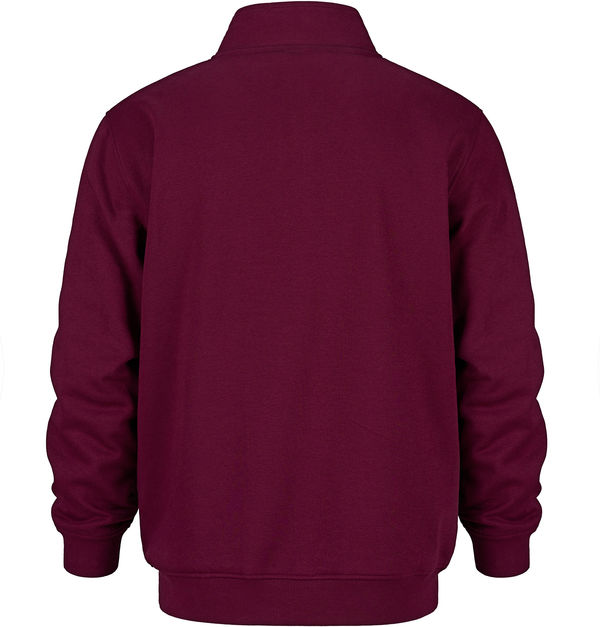 An image of a Custom CSW Flux Youth Quarter Zip Sweatshirt in Maroon!