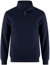 An image of a Custom CSW Flux Youth Quarter Zip Sweatshirt in Navy!