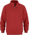 An image of a Custom CSW Flux Youth Quarter Zip Sweatshirt in Red!