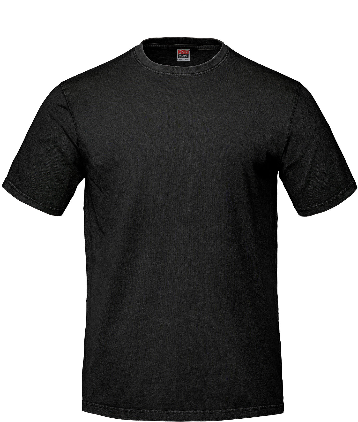 CSW Horizon Vintage Wash Cotton TShirt in Vintage Black