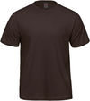 Am image of a Custom CSW Parkour Crewneck Ring Spun Combed Cotton Tee in Brown!