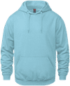 Am image of a Custom CSW Vault Adult Pullover Hoodie in Light Blue!