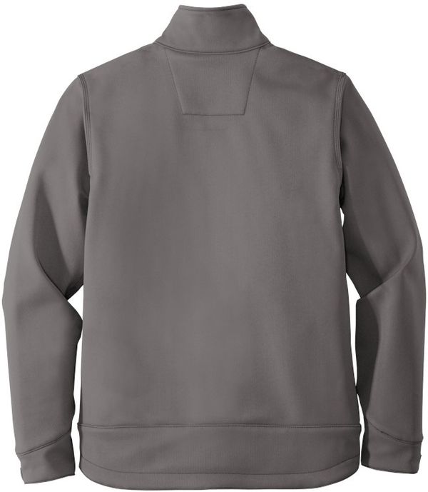 Am image of a Custom Carhartt Crowley Soft Shell Jacket in Charcoal!