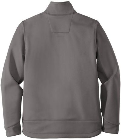 Am image of a Custom Carhartt Crowley Soft Shell Jacket in Charcoal!