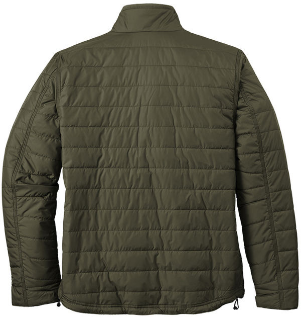 Am image of a Custom Carhartt Gilliam Jacket in Moss!