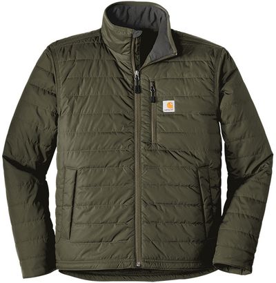 Am image of a Custom Carhartt Gilliam Jacket in Moss!