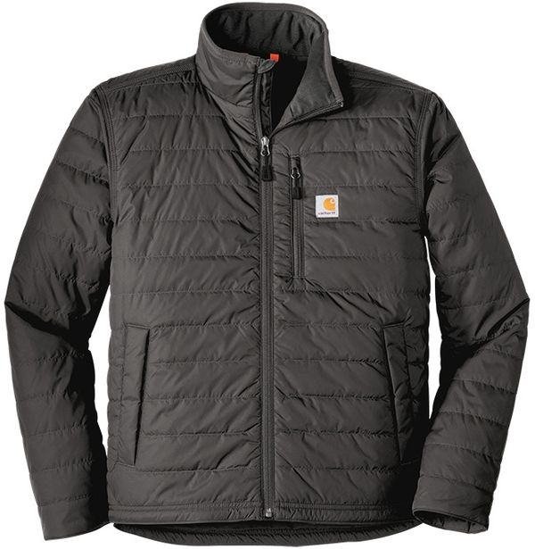 Am image of a Custom Carhartt Gilliam Jacket in Shadow Grey!
