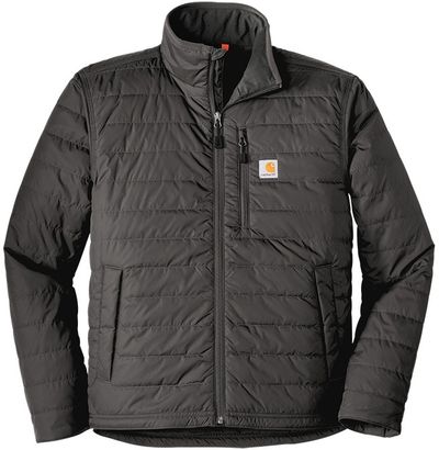 Am image of a Custom Carhartt Gilliam Jacket in Shadow Grey!