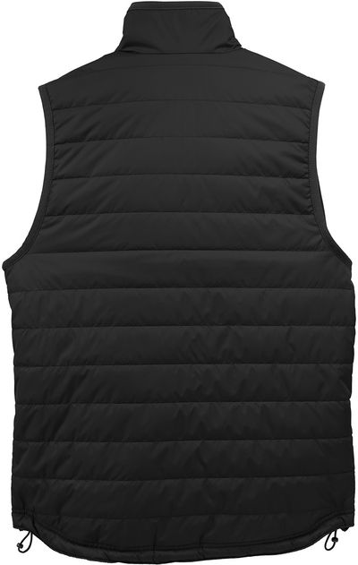 Am image of a Custom Carhartt Gilliam Vest in Black!