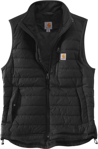 Am image of a Custom Carhartt Gilliam Vest in Black!