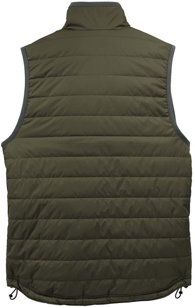 Am image of a Custom Carhartt Gilliam Vest in Moss!