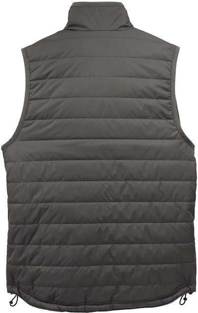 Am image of a Custom Carhartt Gilliam Vest in Shadow Grey!