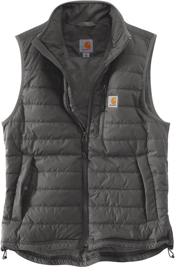 Am image of a Custom Carhartt Gilliam Vest in Shadow Grey!