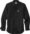 Am image of a Custom Carhartt Rugged Professional Series Long Sleeve Shirt in Black!