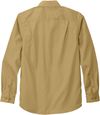 Am image of a Custom Carhartt Rugged Professional Series Long Sleeve Shirt in Dark Khaki!