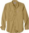 Am image of a Custom Carhartt Rugged Professional Series Long Sleeve Shirt in Dark Khaki!