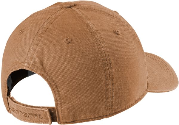 Am image of a Custom Carhartt Cotton Canvas Cap in Carhartt Brown!